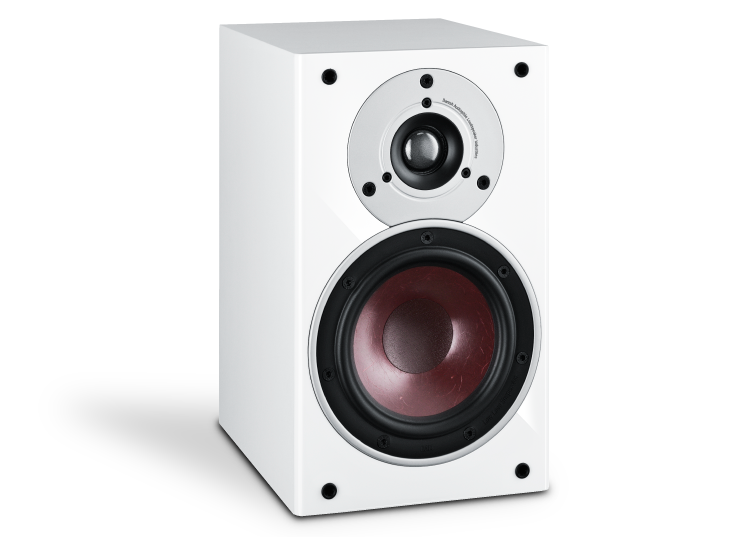 White Dali Zensor Speaker without the front grille